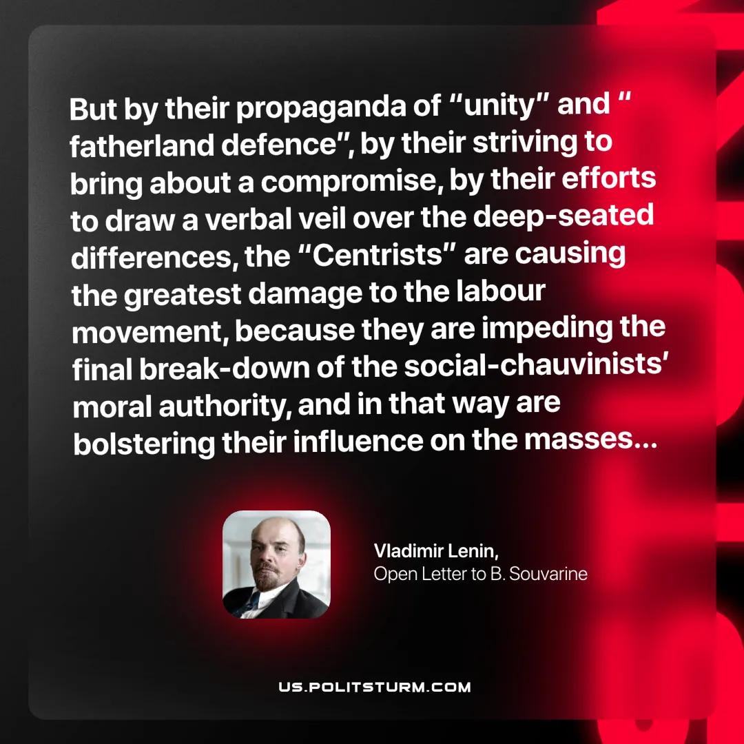 Lenin on the Damage Centrists Cause in the Movement