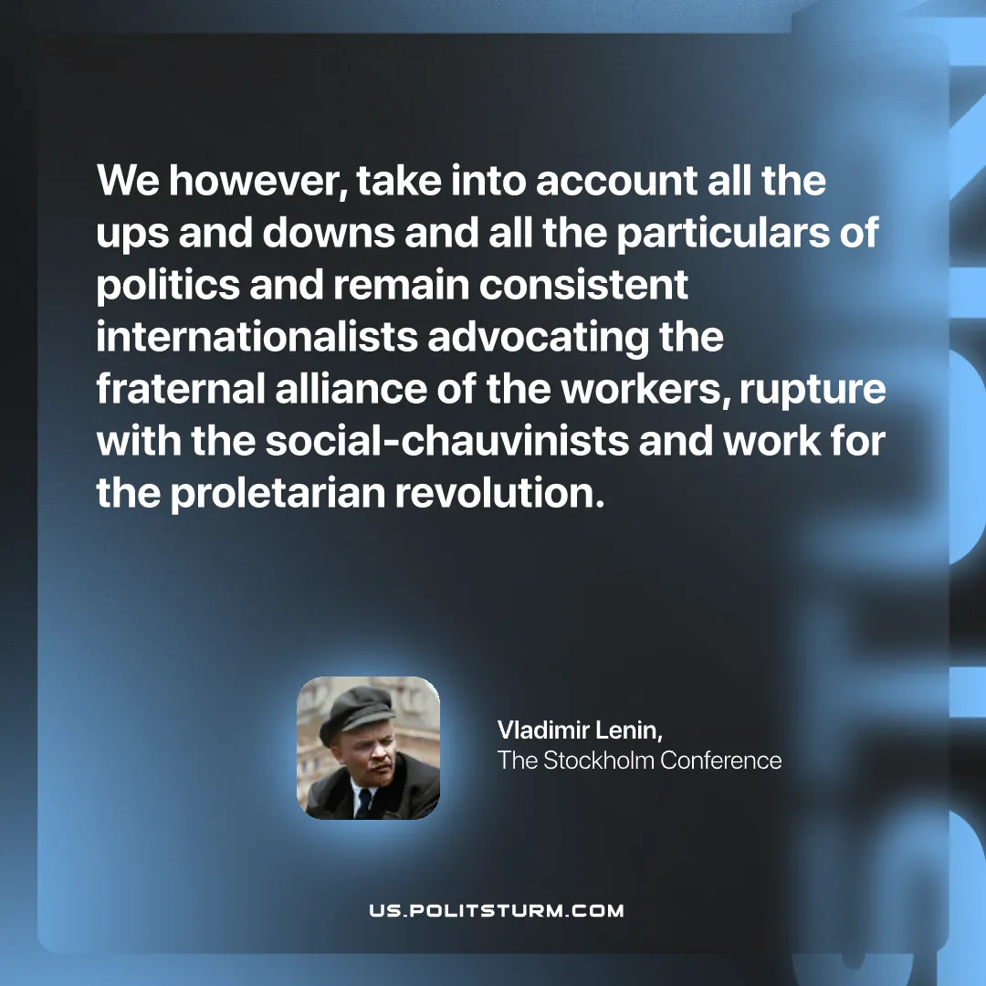 Lenin on Internationalists Advocating Separation With Chauvinism