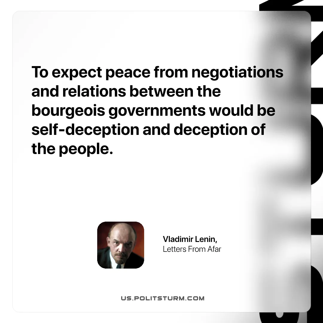 Lenin on Capitalist Peace as a Deception