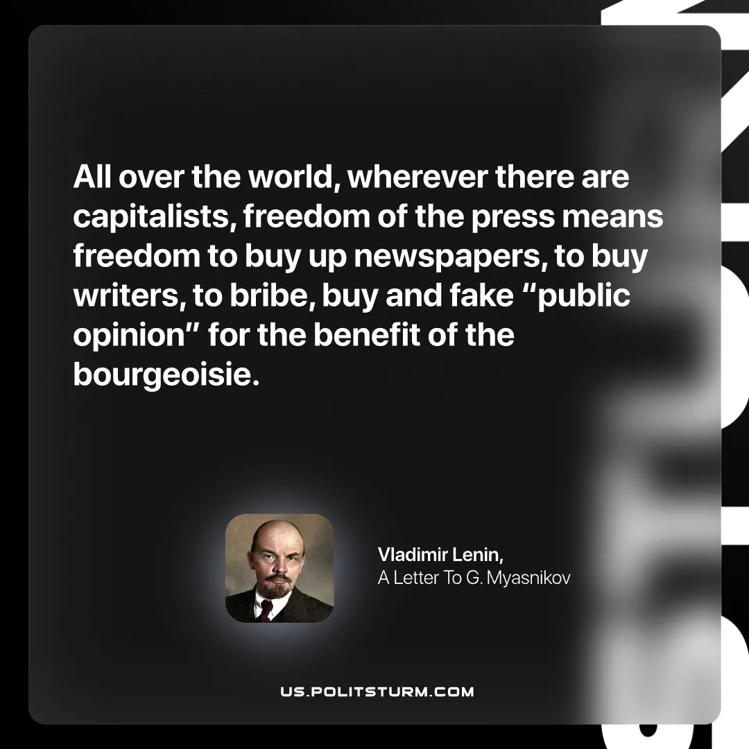 Lenin on Freedom of the Press Under Capitalism