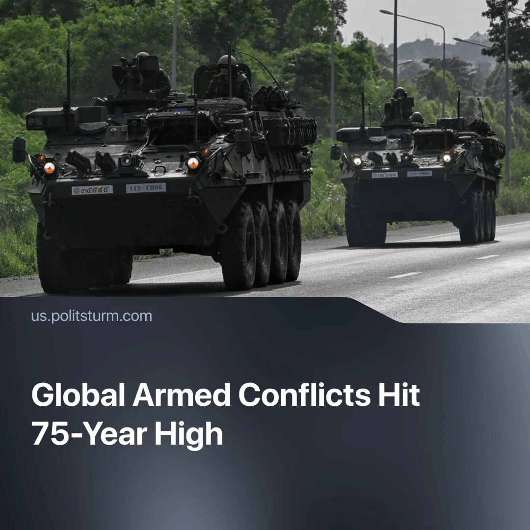 Global Armed Conflicts Hit 75-Year High