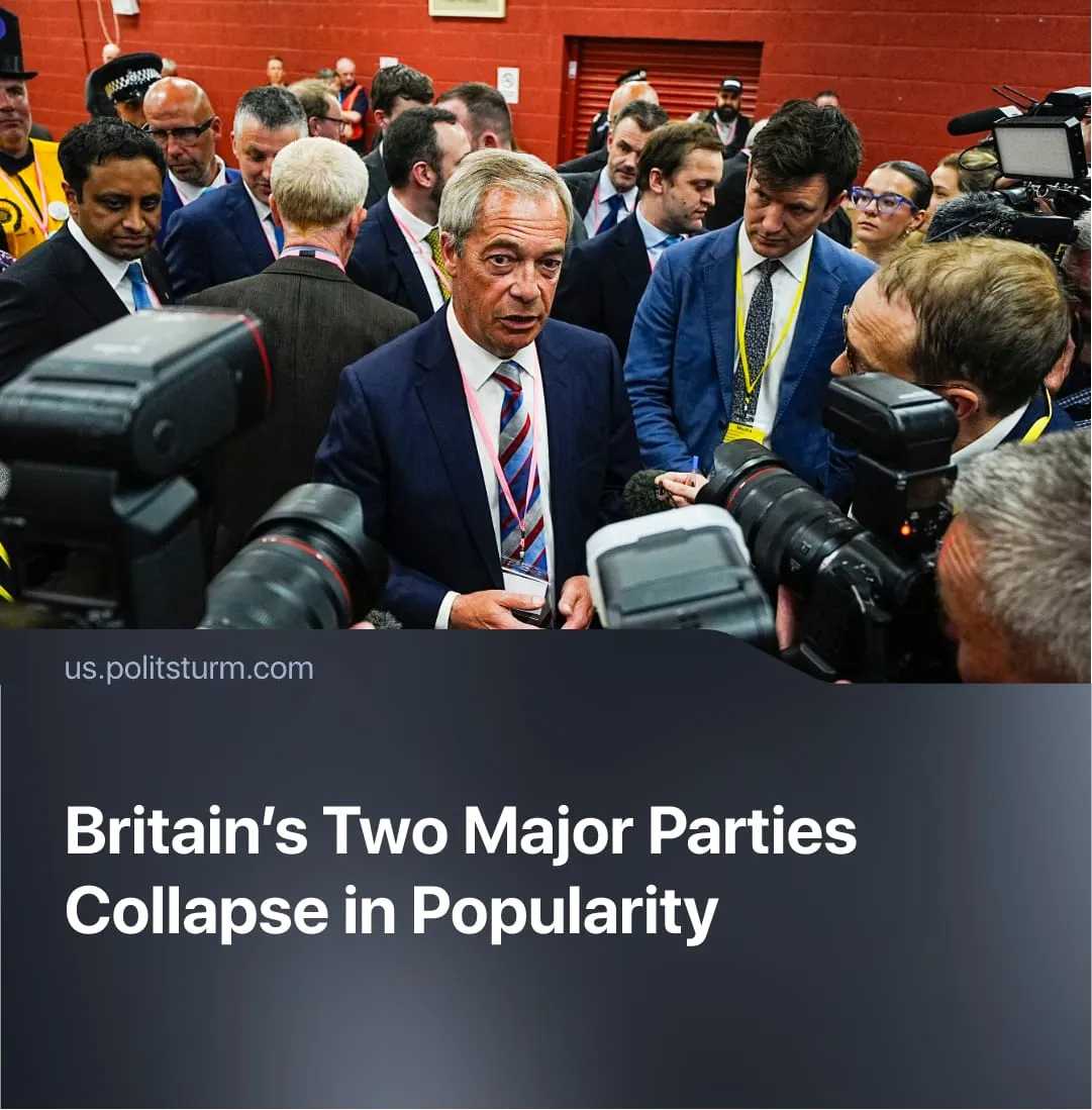 Britain’s Two Major Parties Collapse in Popularity