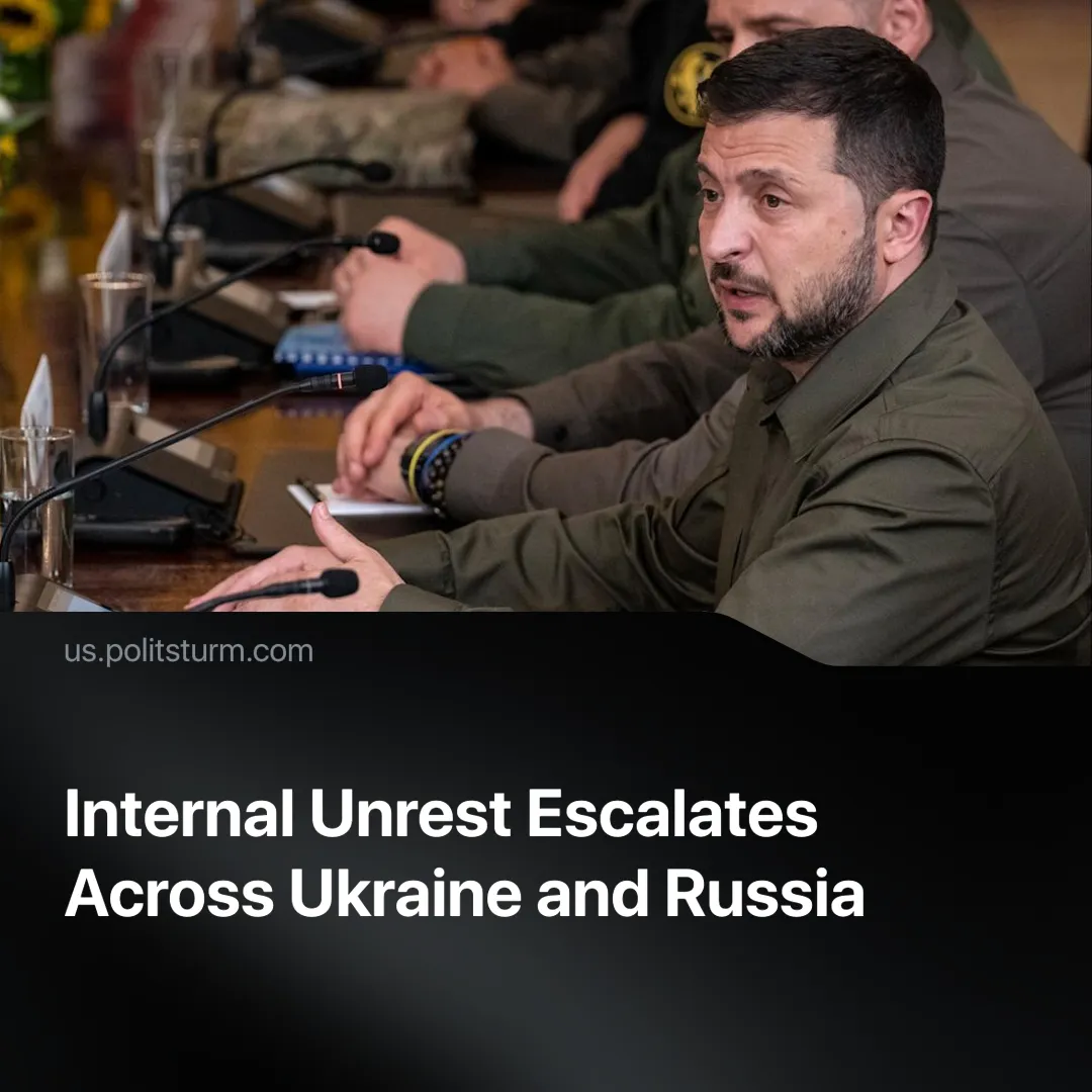 Internal Unrest Escalates Across Ukraine and Russia