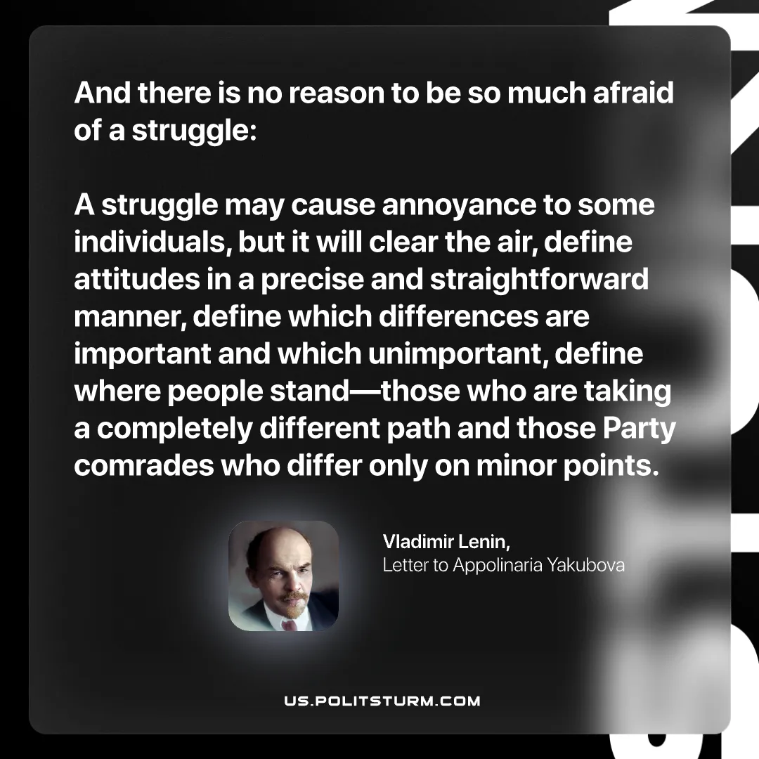 Lenin on the Need for Struggle in the Party