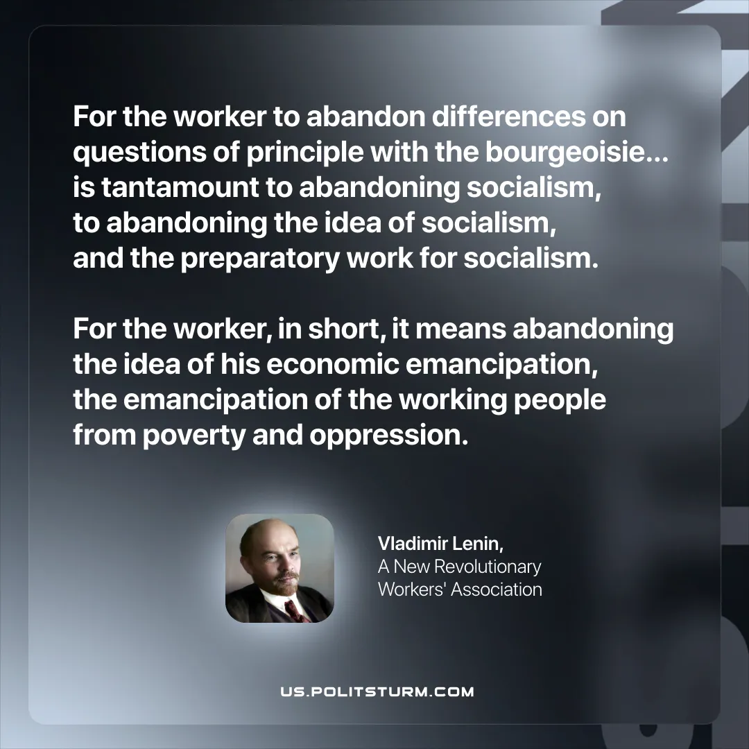 Lenin on the Outcome of Ignoring Differences Between the Workers and Capitalists