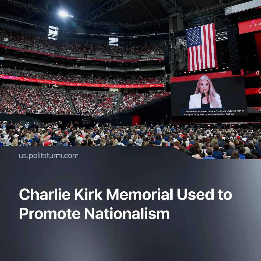 Charlie Kirk Memorial Used to Promote Nationalism