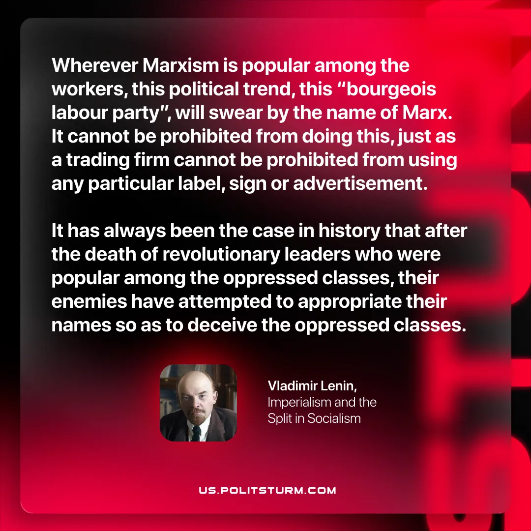 Lenin on Opportunists Using Marx to Deceive the Workers