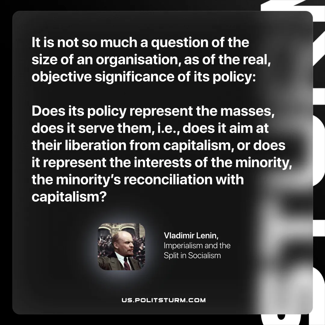 Lenin on the Importance of an Organization's Policy