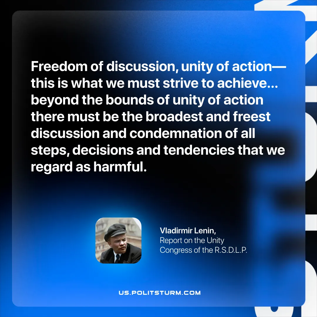 Lenin on the Need for Unity of Action and Freedom of Discussion