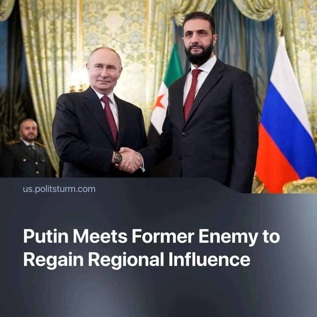 Putin Meets Former Enemy to Regain Regional Influence