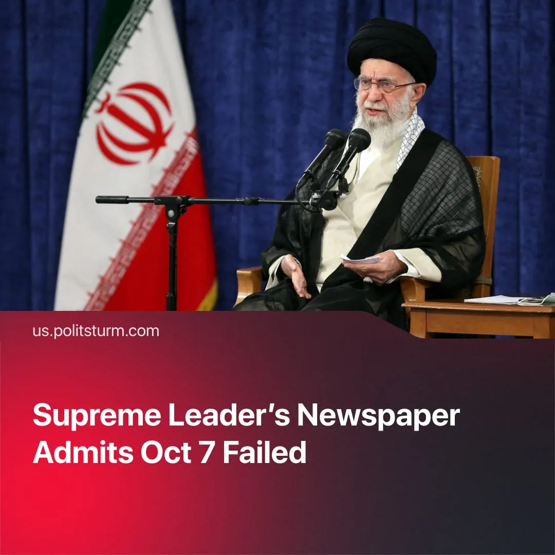 Supreme Leader’s Newspaper Admits Oct 7 Failed