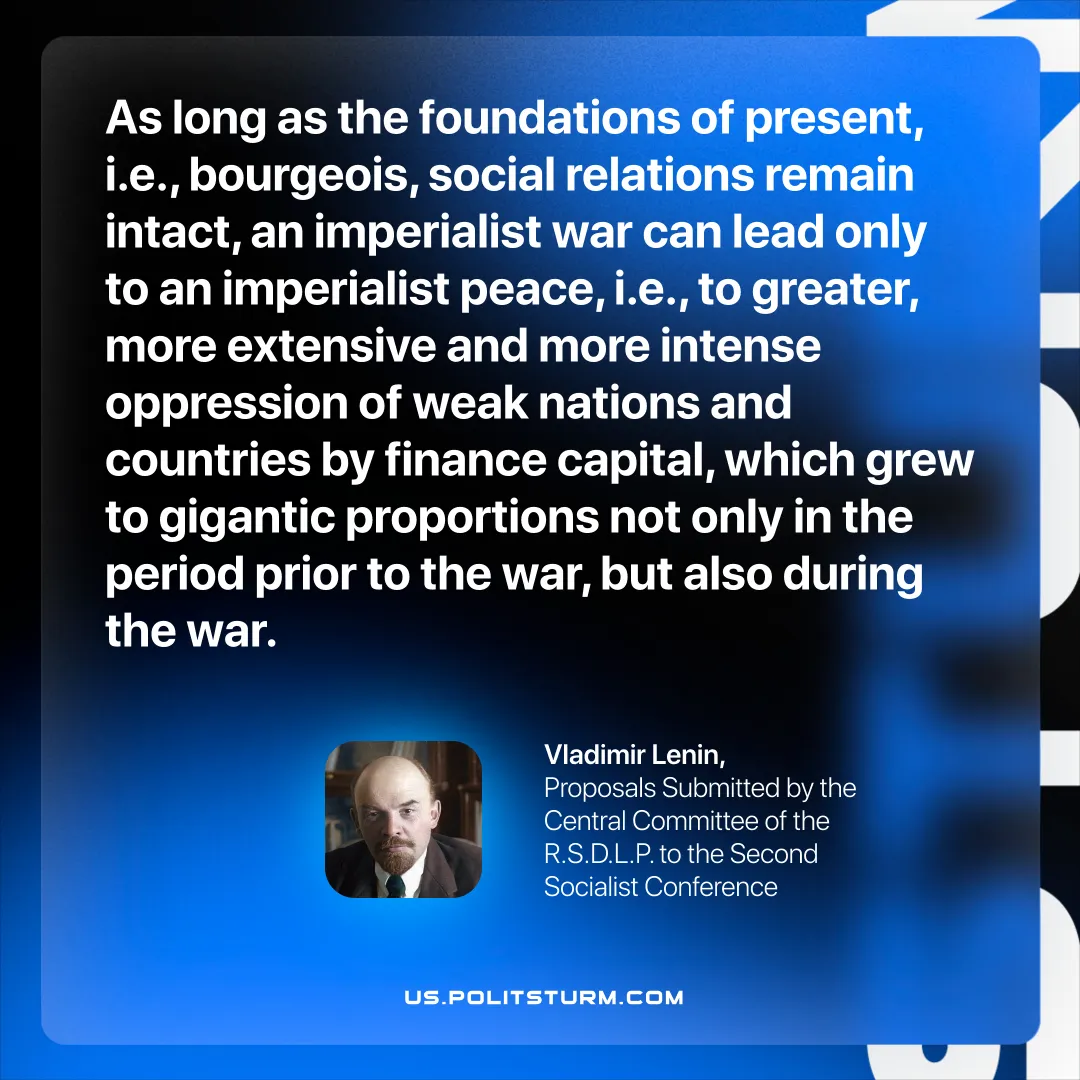 Lenin on Present Relations Oppressing Weak Nations