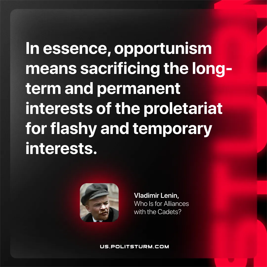 Lenin on the Essence of Opportunism
