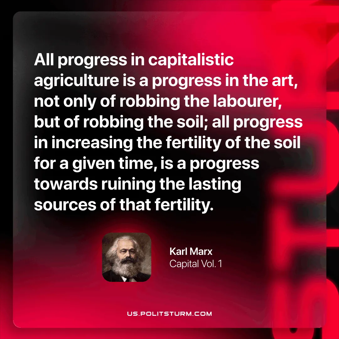 Marx on 'Progress' Under Capitalist Agriculture