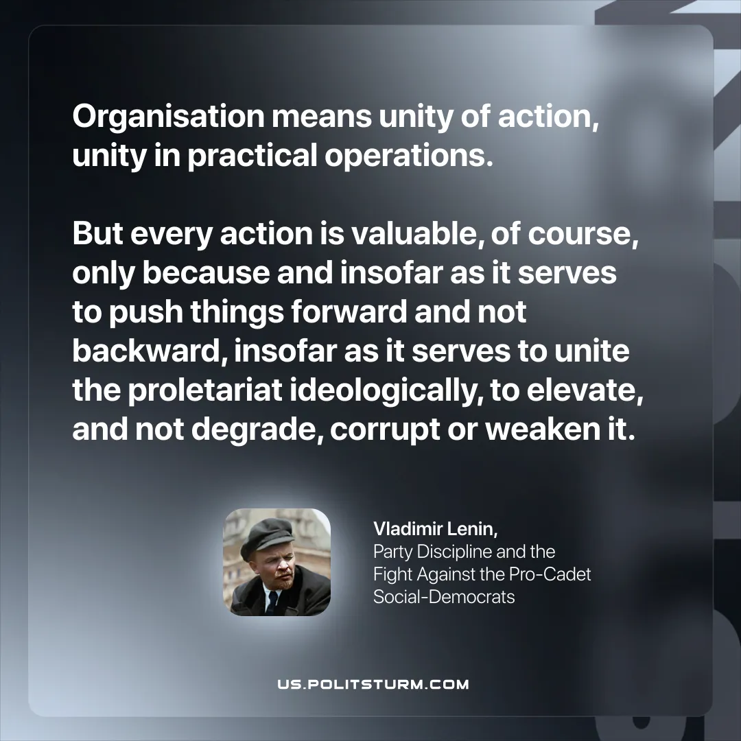 Lenin on the Importance of Choosing Actions that Unite the Workers