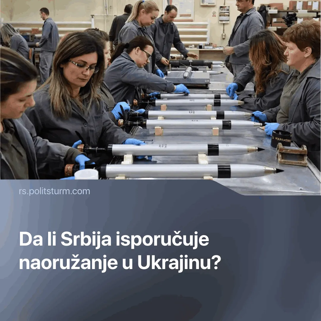 Da li Srbija isporučuje naoružanje u Ukrajinu?