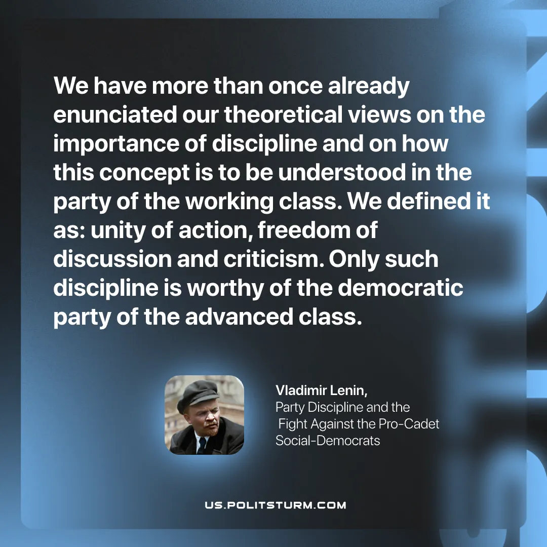 Lenin on What Discipline Means in the Context of the Party