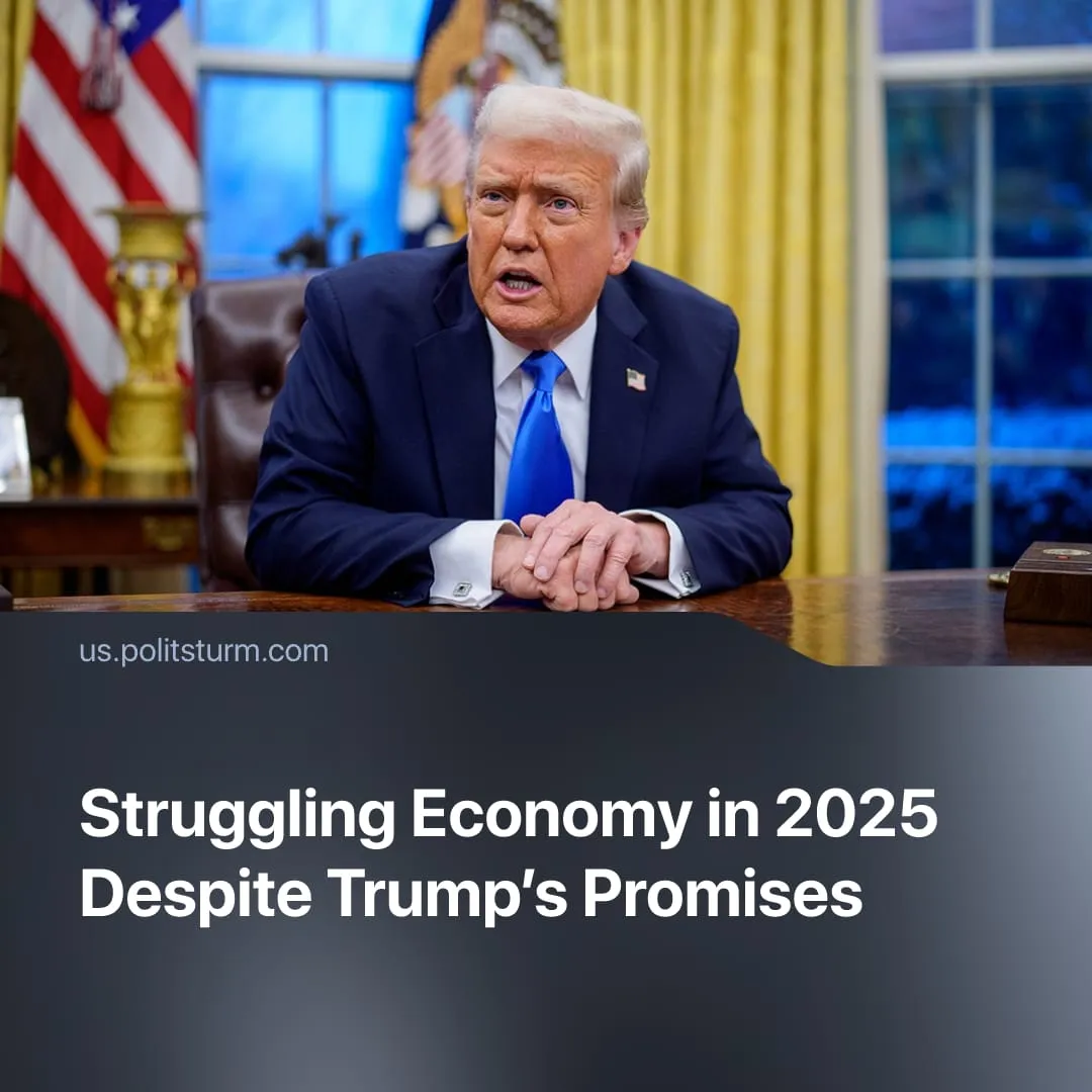 Struggling Economy in 2025 Despite Trump’s Promises