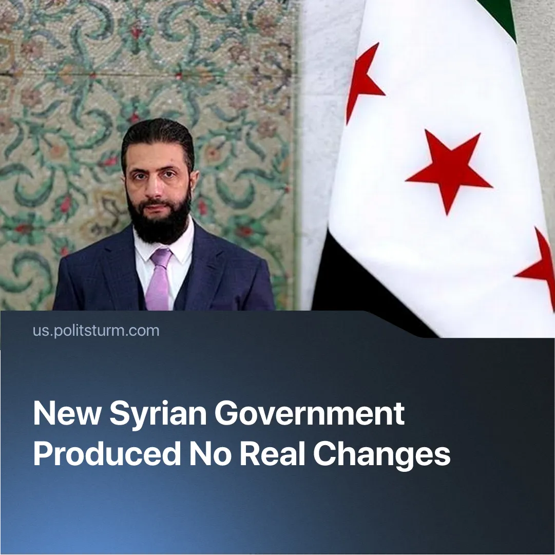 New Syrian Government Produced No Real Changes