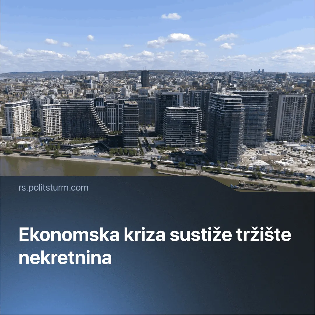 Ekonomska kriza sustiže tržište nekretnina