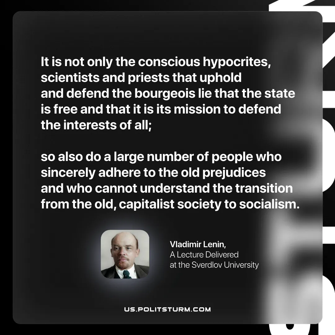 Lenin on Certain Groups and the Lie About the State