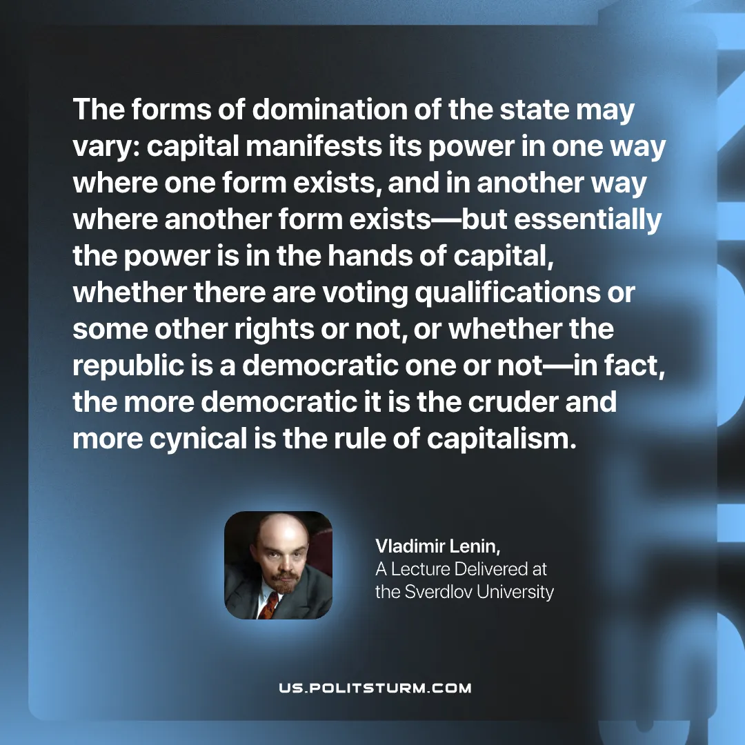 Lenin on how Capital Controls the State