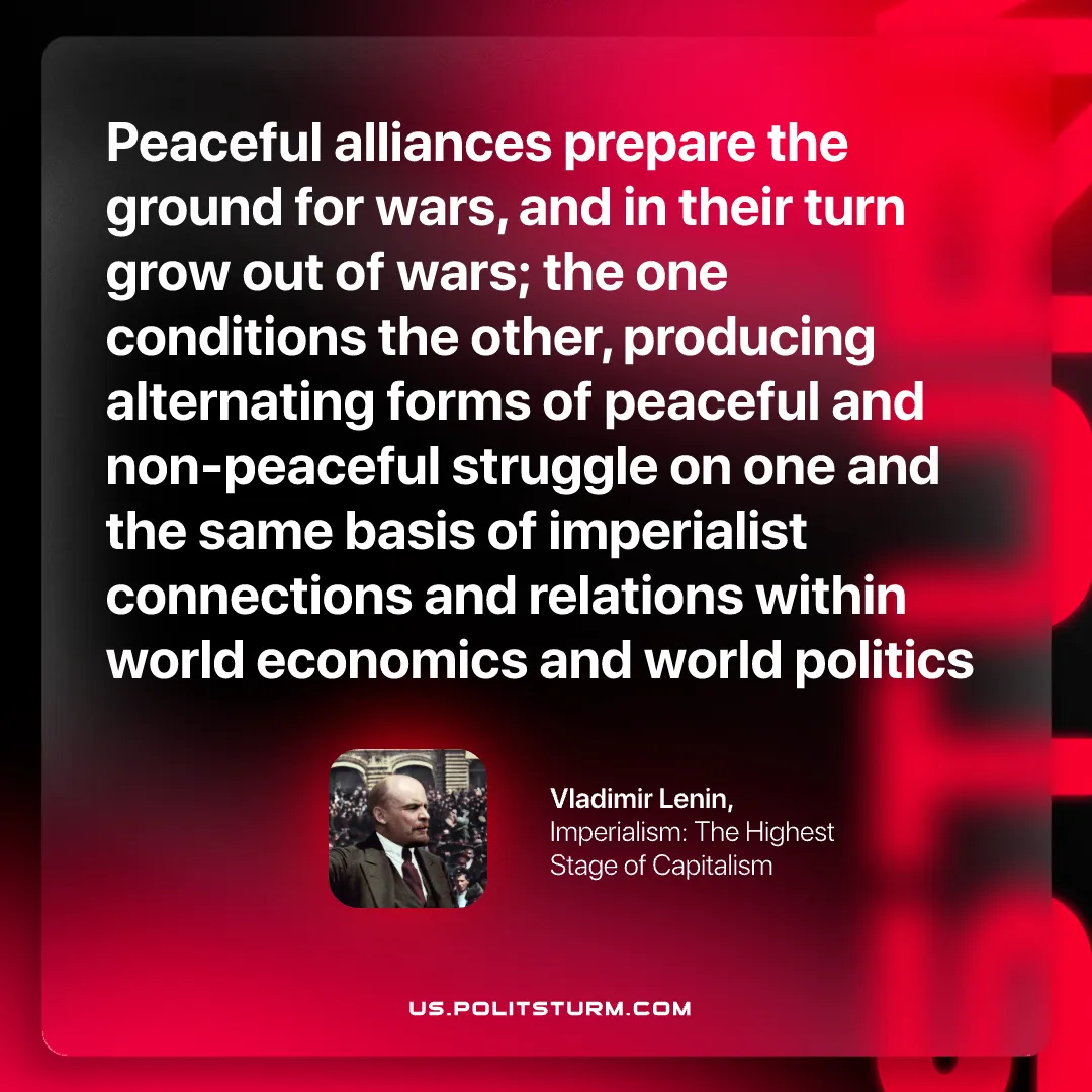Lenin on how Peaceful Alliances Lead to Wars
