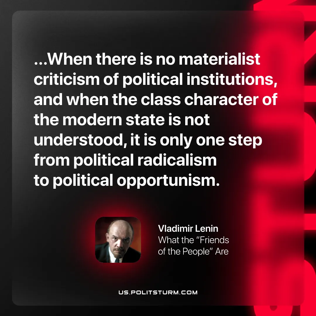 Lenin on a Lack of Materialist Analysis Leading to Political Opportunism