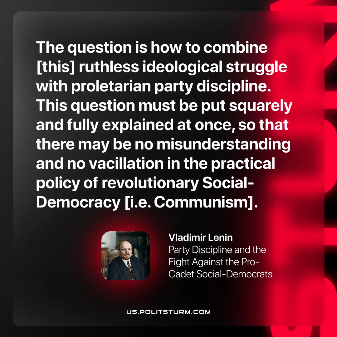 Lenin on Combining Ideological Struggle With Discipline