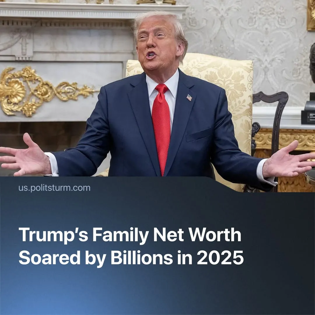 Trump’s Family Net Worth Soared by Billions in 2025