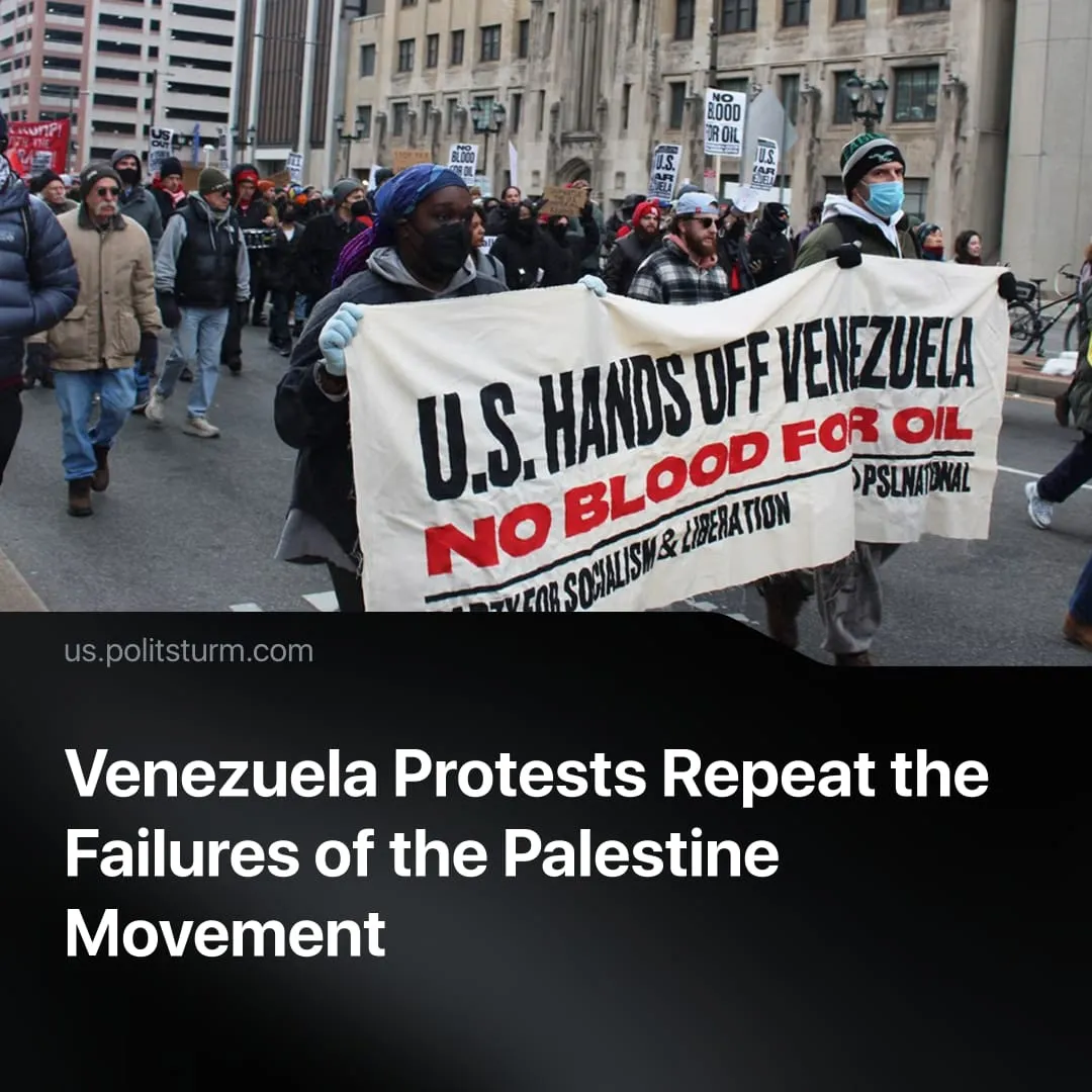 Venezuela Protests Repeat the Failures of the Palestine Movement