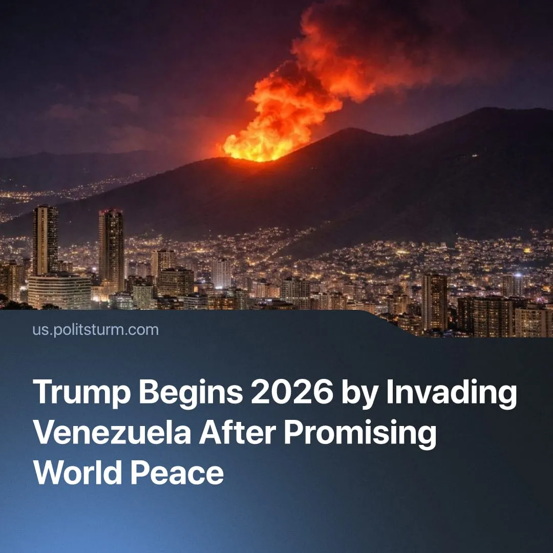 Trump Begins 2026 by Invading Venezuela After Promising World Peace