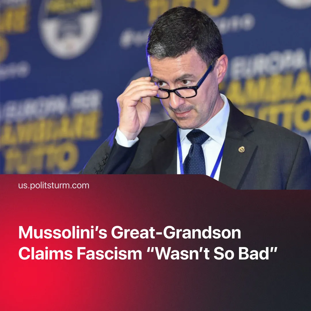 Mussolini’s Great-Grandson Claims Fascism “Wasn’t So Bad”