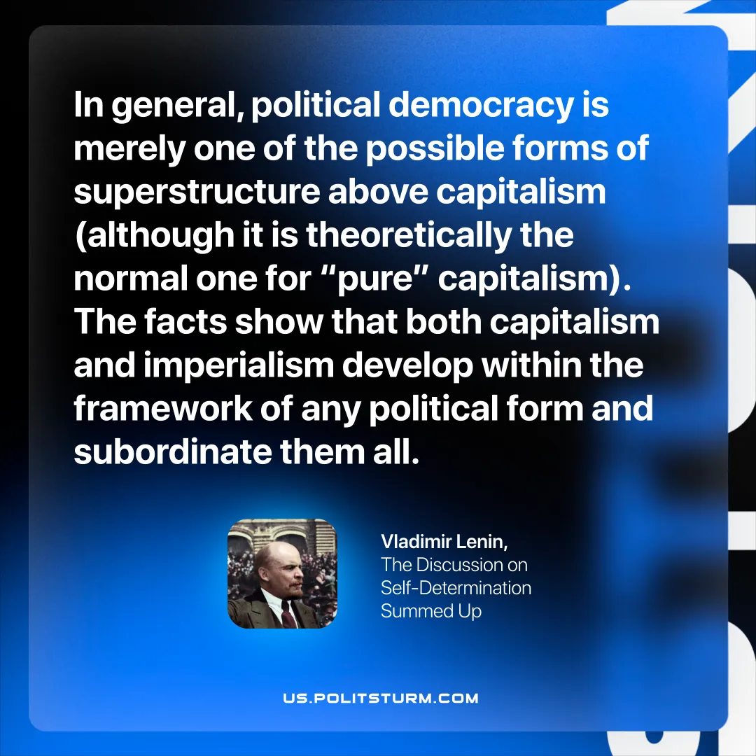 Lenin on how Capitalism can use any Government Structure