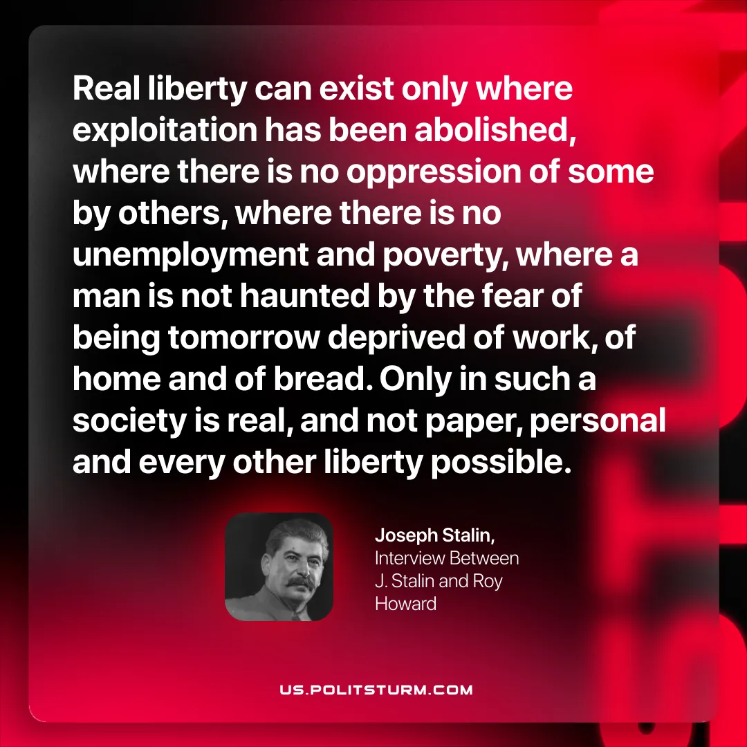 Stalin on Real Liberty