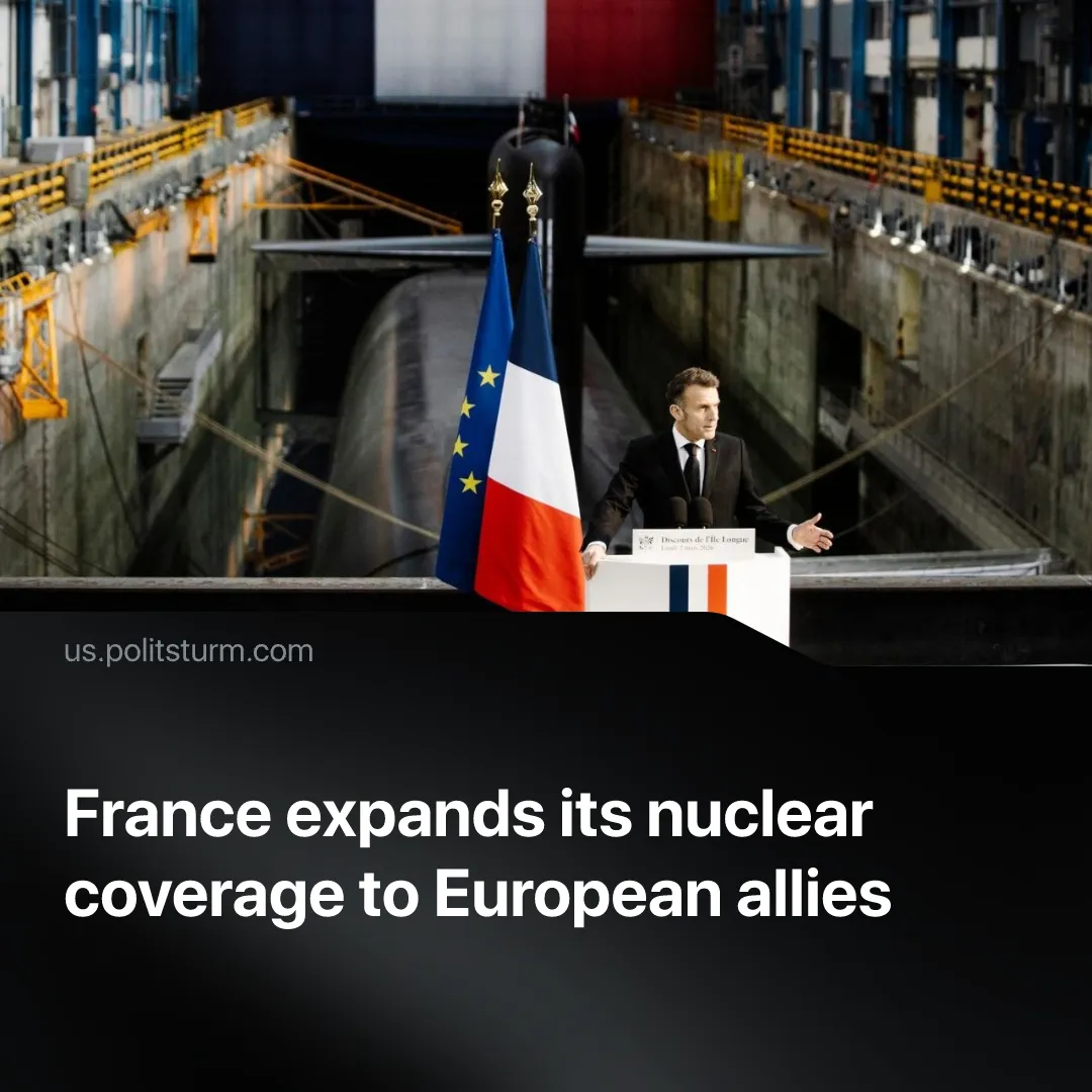 France expands its nuclear coverage to European allies