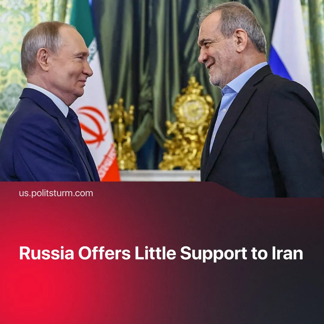 Russia Offers Little Support to Iran