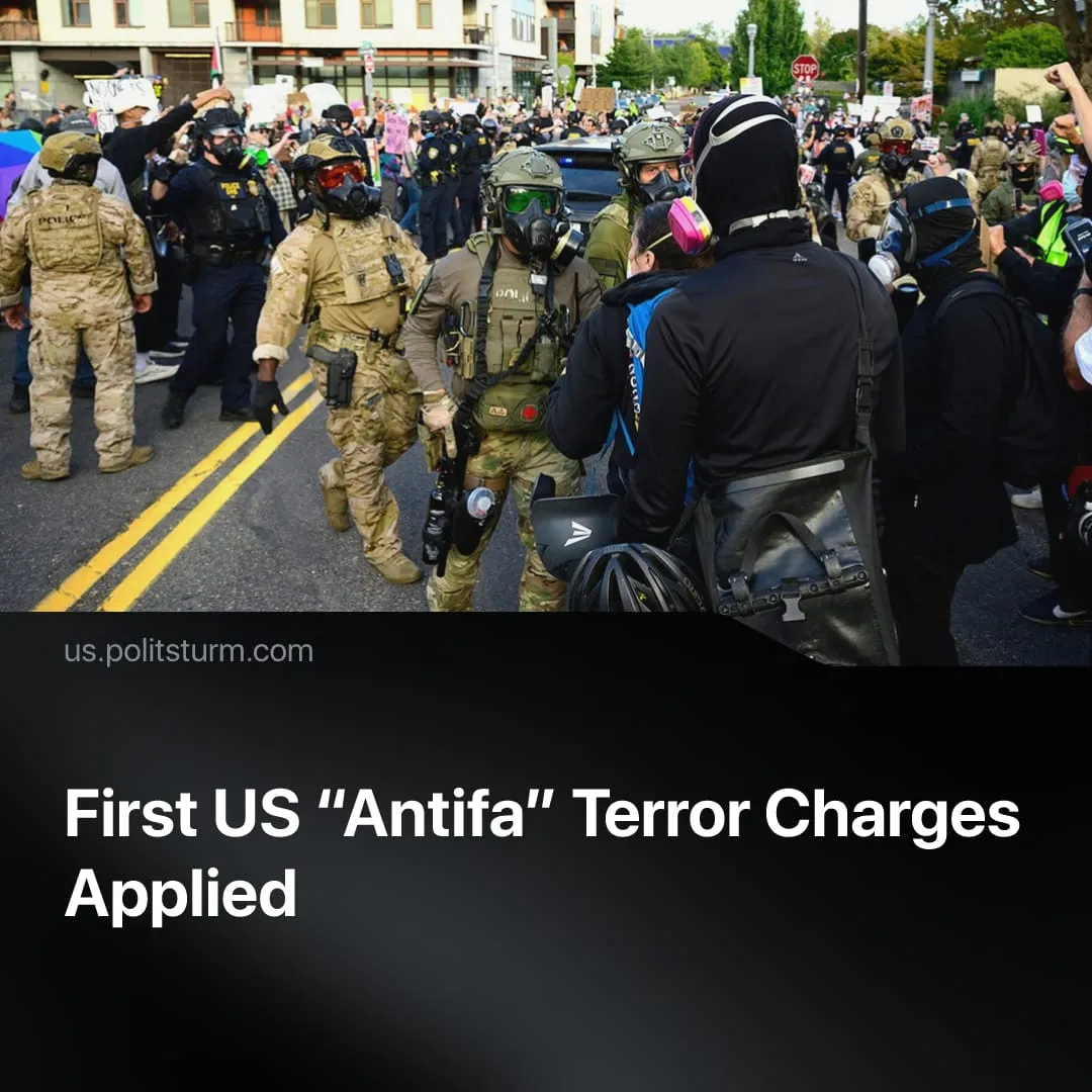 First US “Antifa” Terror Charges Applied