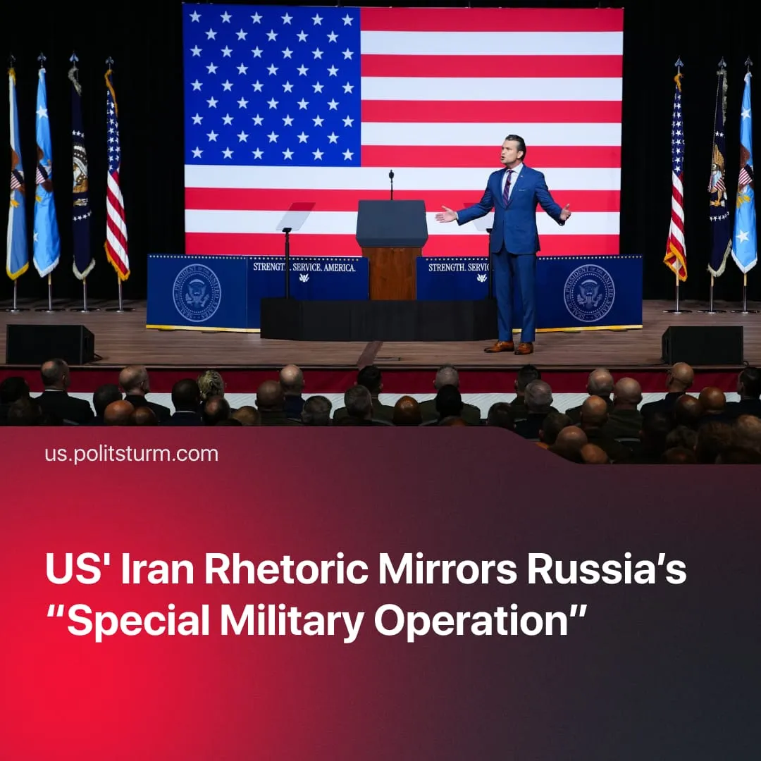 US' Iran Rhetoric Mirrors Russia’s “Special Military Operation”