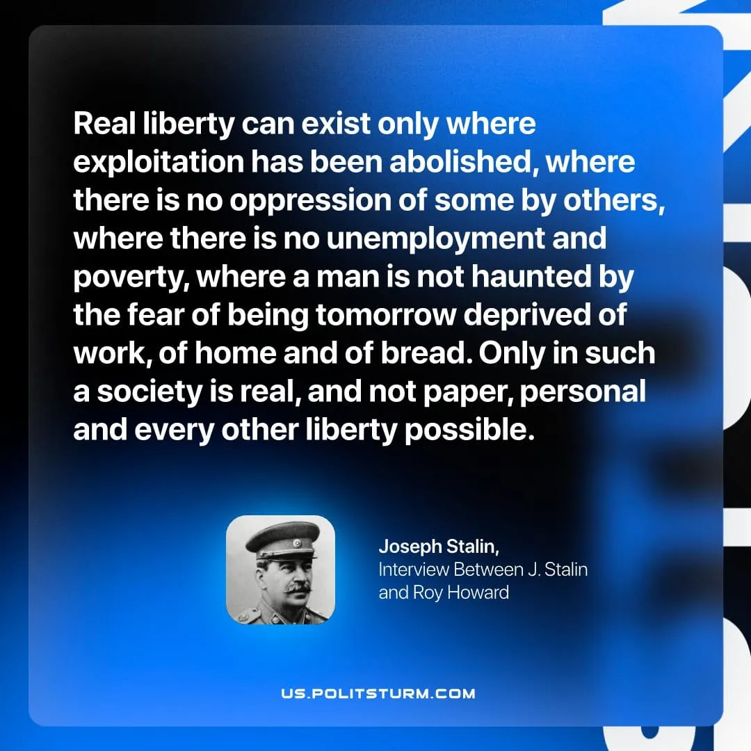 Stalin on the Conditions for Real Liberation
