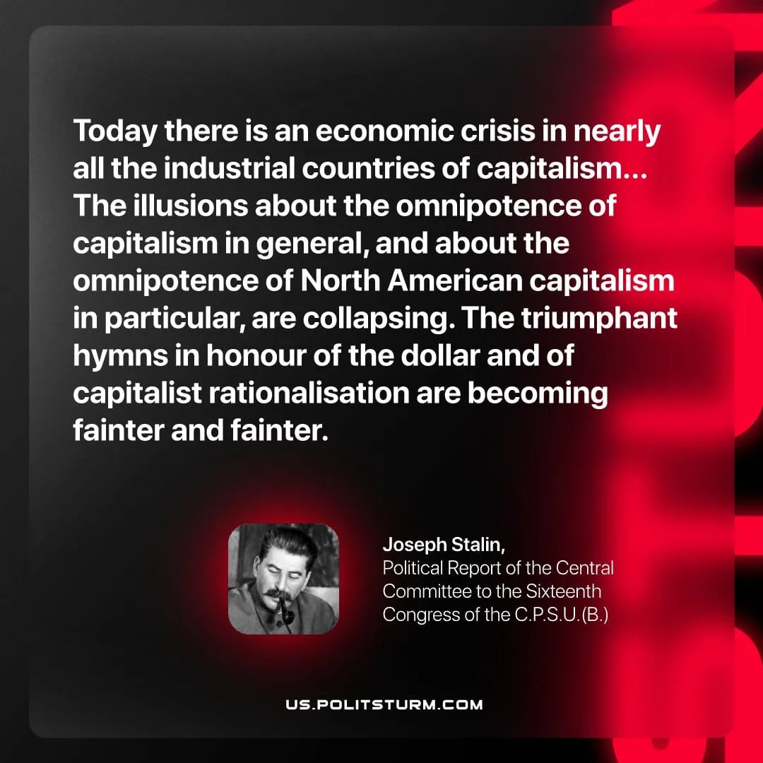 Stalin on the Collapse of Capitalist Illusions