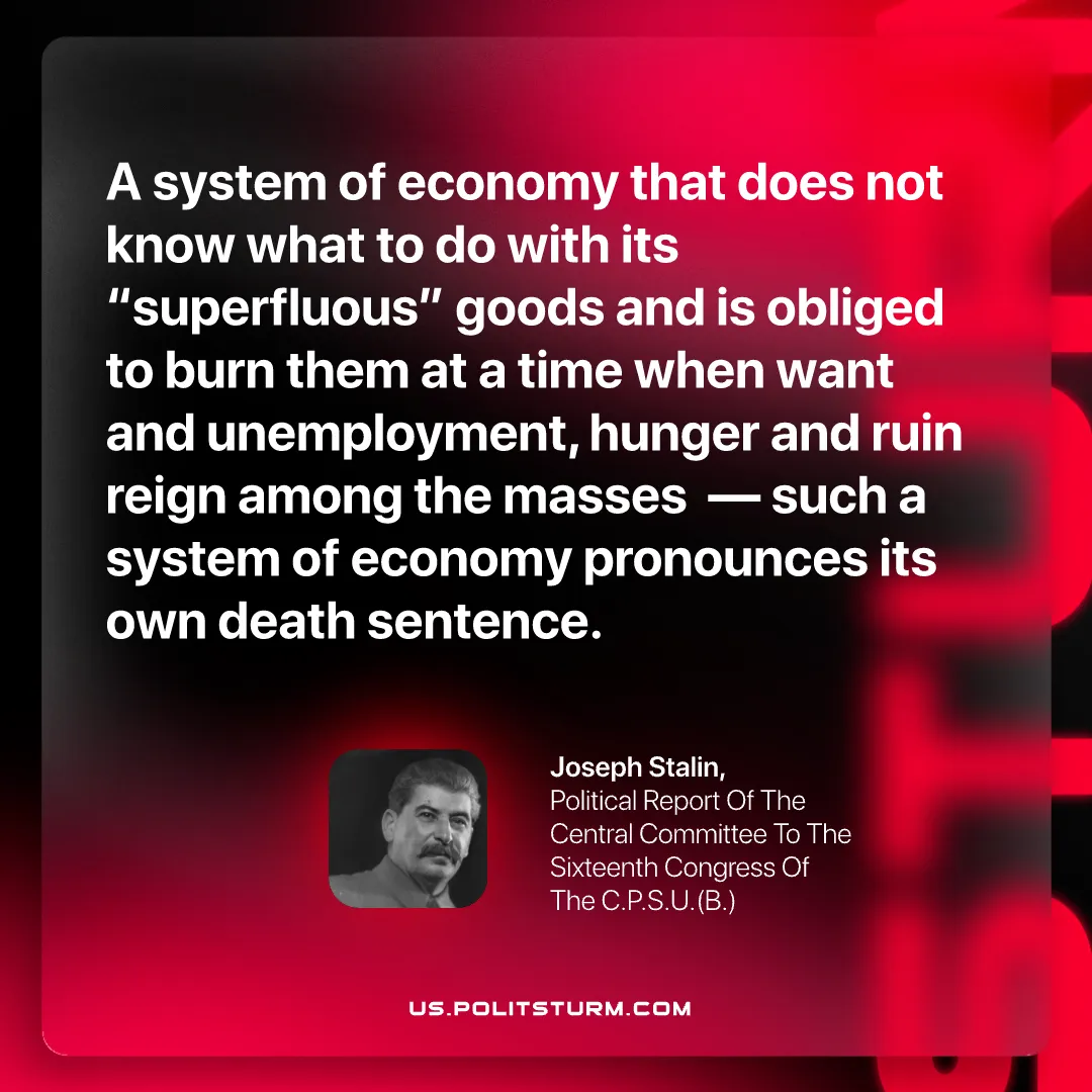 Stalin on Artificial Scarcity