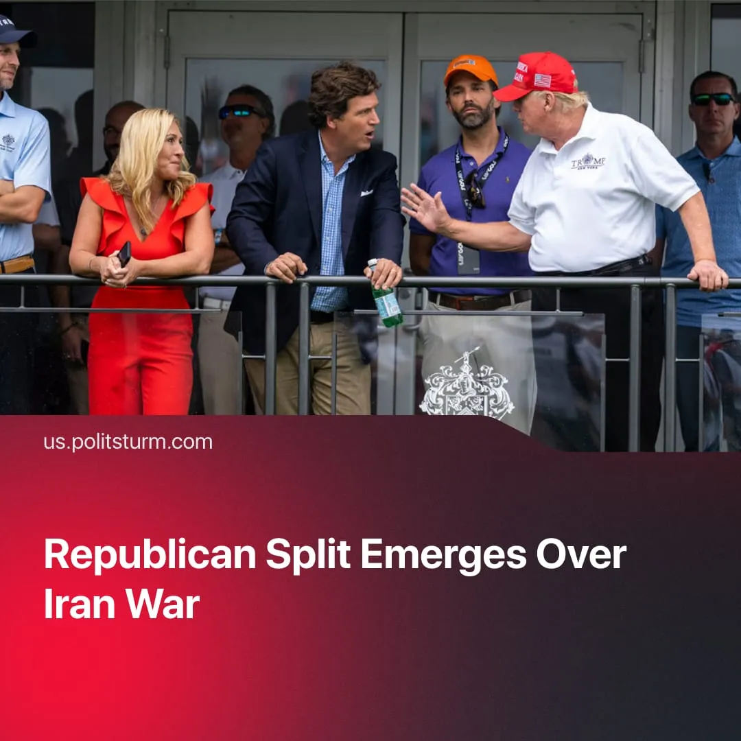 Republican Split Emerges Over Iran War