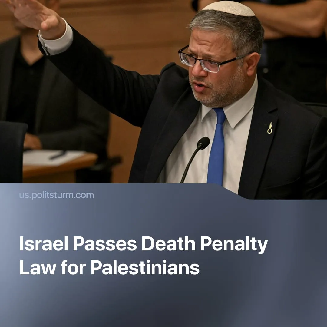 Israel Passes Death Penalty Law for Palestinians
