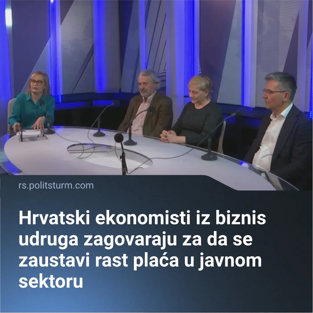 Hrvatski ekonomisti iz biznis udruga zagovaraju za da se zaustavi rast plaća u javnom sektoru