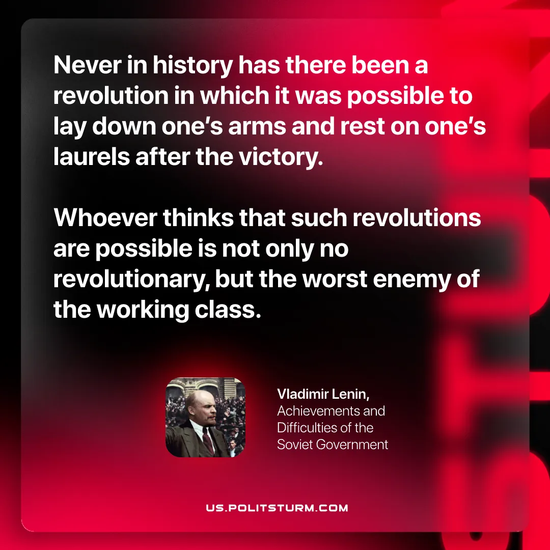 Lenin on Vigilance after Victory