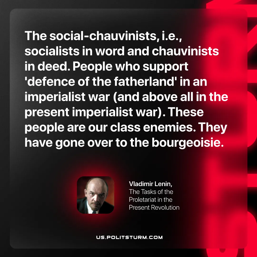 Lenin on Who are Social‑Chauvinists