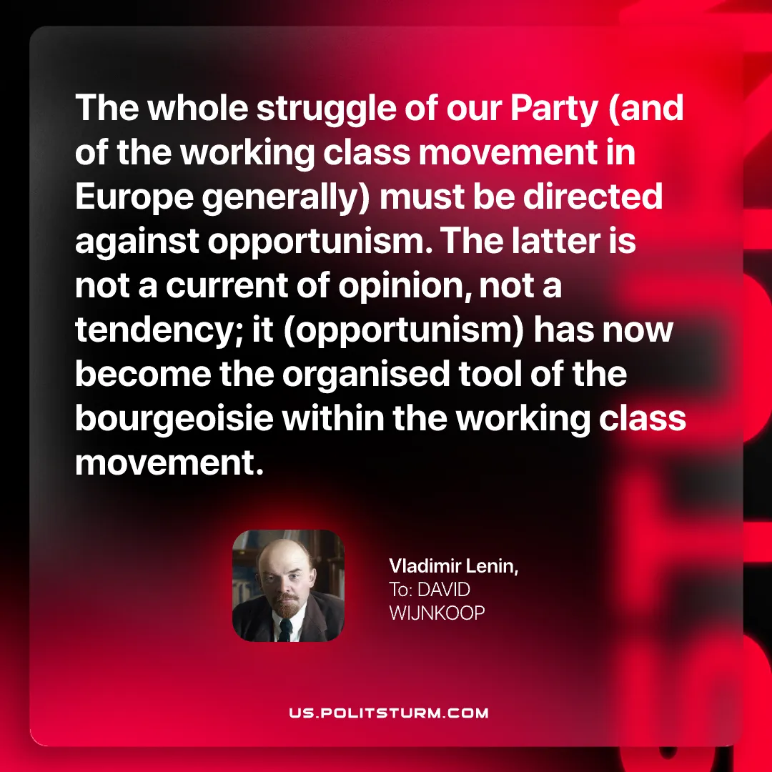 Lenin on the Threat of Opportunism