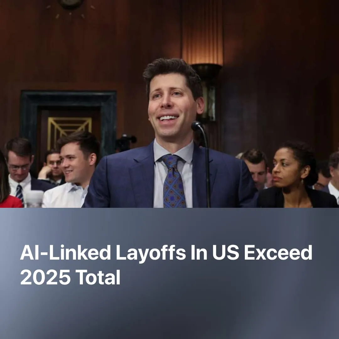 AI-Linked Layoffs In US Exceed 2025 Total