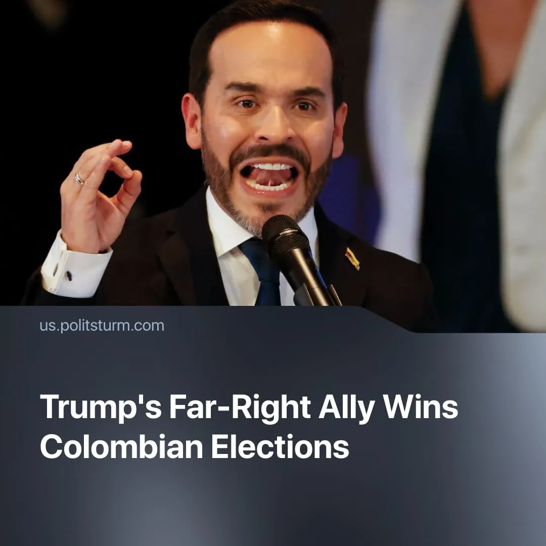 Trump's Far-Right Ally Wins Colombian Elections